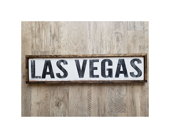Las Vegas Metal Sign Wall, Metal Tin Sign Las Vegas